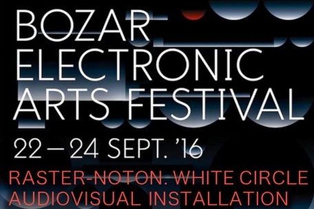 raster-noton »white circle« at BEAF